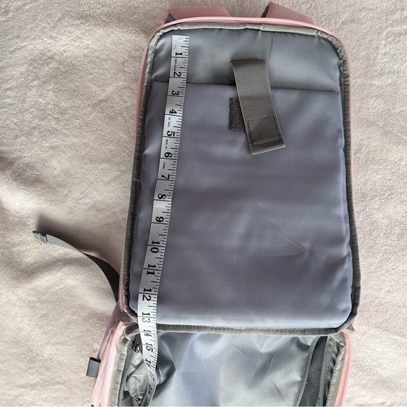 BAGSMART Camera Bag Backpack Case 13 Inch Laptop Pink Waterproof Rain Cover - Picture 6 of 10